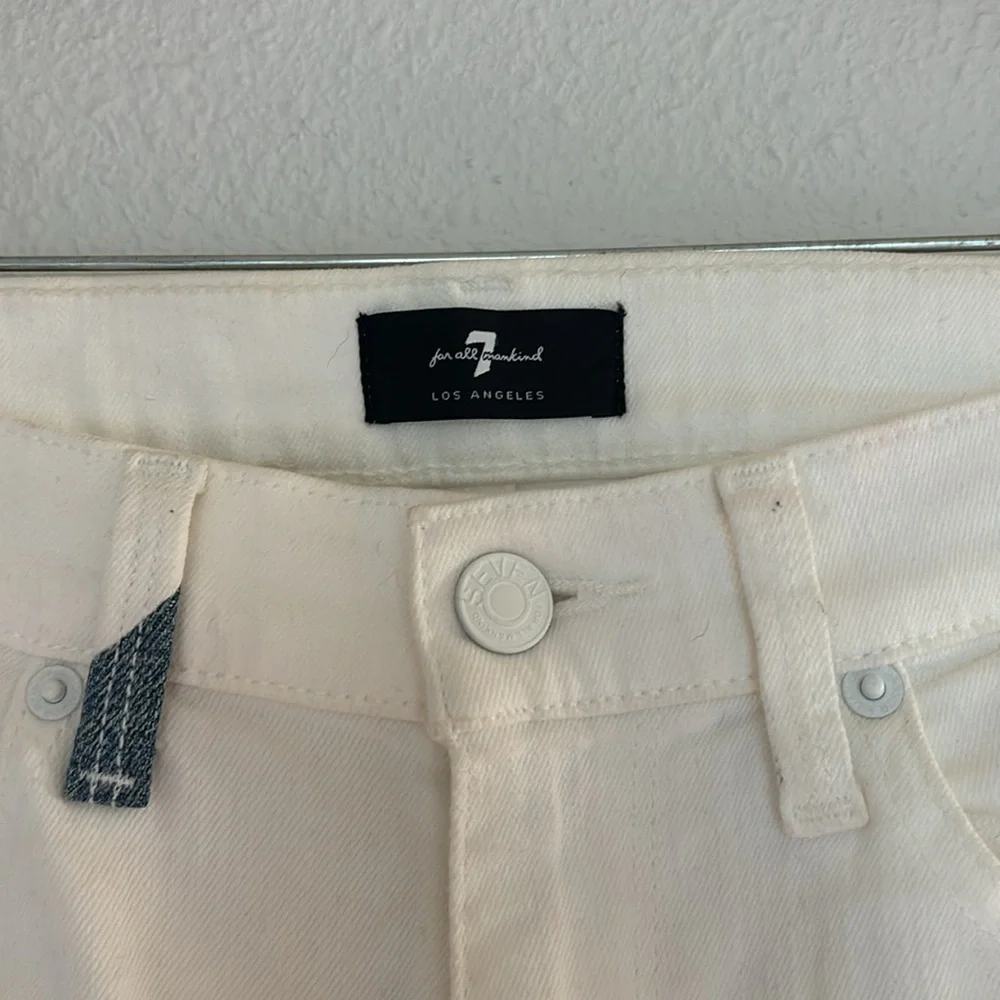 7 Jeans, size 25, white with jean accents